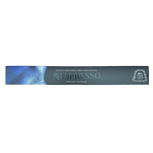 Nespresso Barista Creations Freddo Intenso Bold Dark Roasted 10 Capsules BB 3/22 - Picture 1 of 5